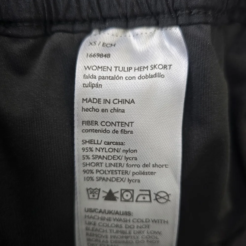 Women's Eddie Bauer Tulip Hem Skort XS Black - Picture 5 of 7